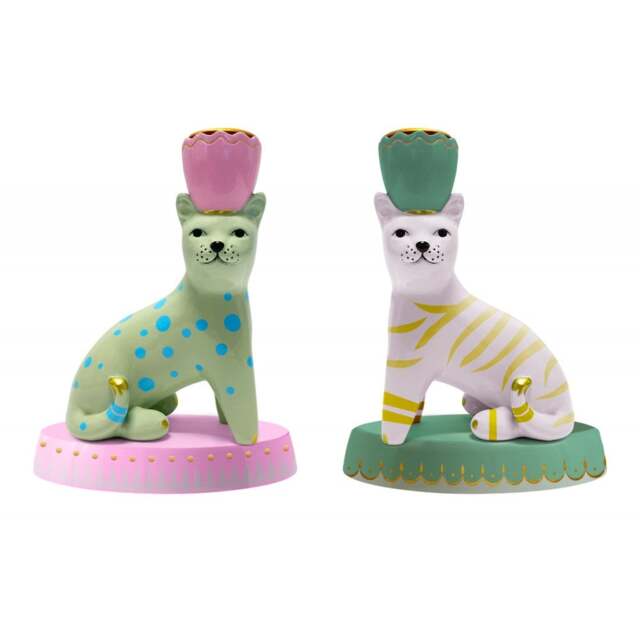 Yvonne Ellen Animal Candlestick Holder - Set of 2 - image 1