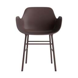 Normann Copenhagen Form Armchair - Brown - Brown Legs Shell Colour: Brown, Leg Colour: Matching Shell Colour - thumbnail 2