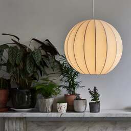 Innermost Fibre 50 Silk Globe Lampshade Size: 50cm - thumbnail 4
