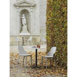 Normann Copenhagen Allez Round Cafe Table - 3 Leg - H75 O60 cm - White Marble Tabletop Colour: White (Marble) - thumbnail 2