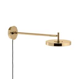 Umage Asteria Long Monochrome Wall Light - Polished Brass Colour: Polished Brass, Mounting: Not Hardwired - thumbnail 2