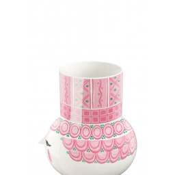 Bjorn Wiinblad Olga Vase - Pink - 15cm - thumbnail 4