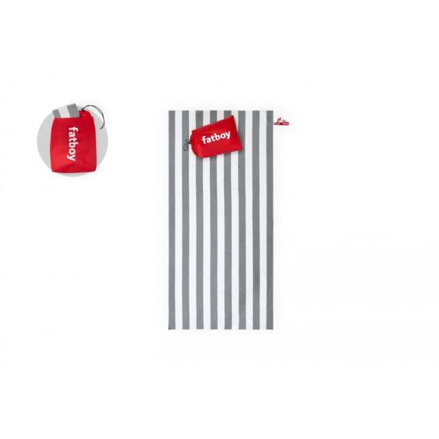 Fatboy Beach Baggy Beach Towel with Pillow - Stone Grey - image 1