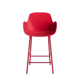 Normann Copenhagen Form Bar Armchair - 65cm - Bright Red Shell Colour: Bright Red - thumbnail 2