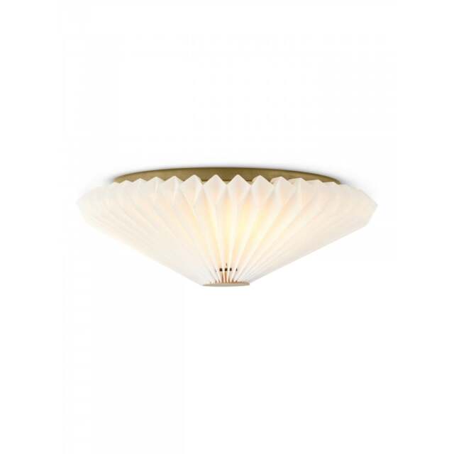 Halo Design Paris Wall/Ceiling Light - 50cm - Clean White Shade - Antique Brass Size: O 50cm - image 1