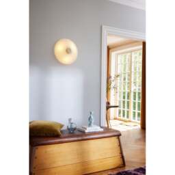 Halo Design Paris Wall/Ceiling Light - 50cm - Clean White Shade - Antique Brass Size: O 50cm - thumbnail 4