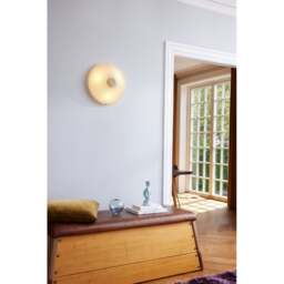 Halo Design Paris Wall/Ceiling Light - 50cm - Clean White Shade - Antique Brass Size: O 50cm - thumbnail 5