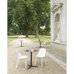 Normann Copenhagen Allez Chair - White - Polypropylene Legs - Polyamide Seat Colour: White, Leg Colour: Polypropylene, Seat Option: Polyamide - thumbnail 4