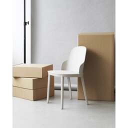 Normann Copenhagen Allez Chair - White - Polypropylene Legs - Polyamide Seat Colour: White, Leg Colour: Polypropylene, Seat Option: Polyamide - thumbnail 6