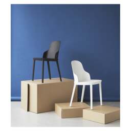 Normann Copenhagen Allez Chair - White - Polypropylene Legs - Polyamide Seat Colour: White, Leg Colour: Polypropylene, Seat Option: Polyamide - thumbnail 7