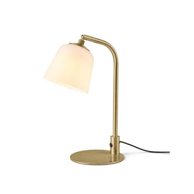Halo Design Room 49 Table Light - O15 cm - Opal Glass Shade - Antique Brass - image 1