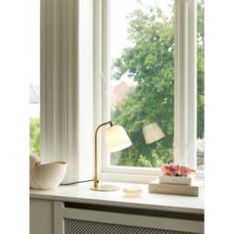 Halo Design Room 49 Table Light - O15 cm - Opal Glass Shade - Antique Brass - thumbnail 6