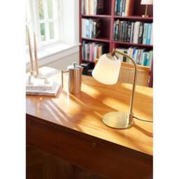 Halo Design Room 49 Table Light - O15 cm - Opal Glass Shade - Antique Brass - thumbnail 5