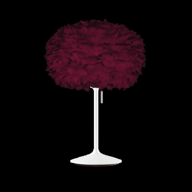 Umage Eos Table Lamp - Red Feather Eos Medium/White Sante Stand - image 1