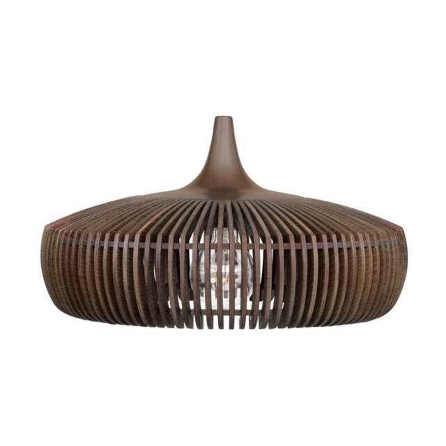 Umage Clava Dine Wood Pendant Light - Dark Oak With or Without Cord Set: Without Cord Set