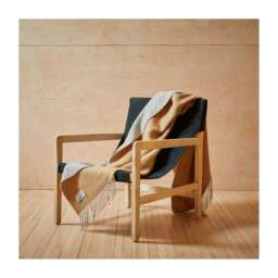 Tweedmill Textiles Dartmoor Pure New Wool Throw - Desert Brown - thumbnail 3