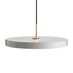 Umage Asteria Plus Pendant Lamp - Nuance Mist - Medium - Brass Top Colour: Nuance Mist, Size: Medium, Style: Brass - thumbnail 1