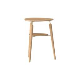 Umage My Spot Side Table with USB charger - Oak/Brass - thumbnail 5