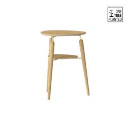 Umage My Spot Side Table with USB charger - Oak/Brass - thumbnail 3
