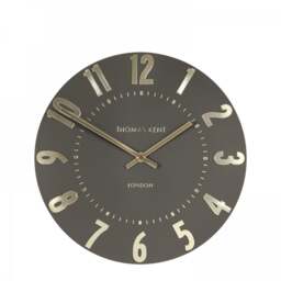 Thomas Kent Mulberry Wall Clock - 12&quot - Espresso Size: 12&quot