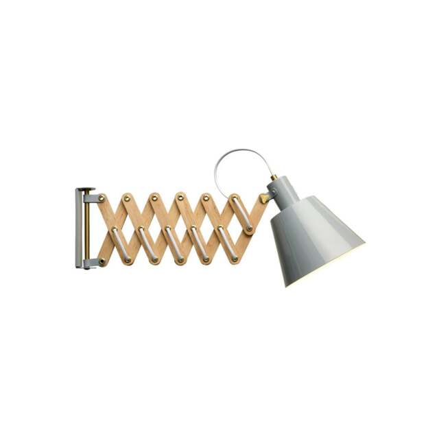 Halo Design Vintage Large Wall Lamp Size: 18cm, Colour: Glossy Grey - image 1