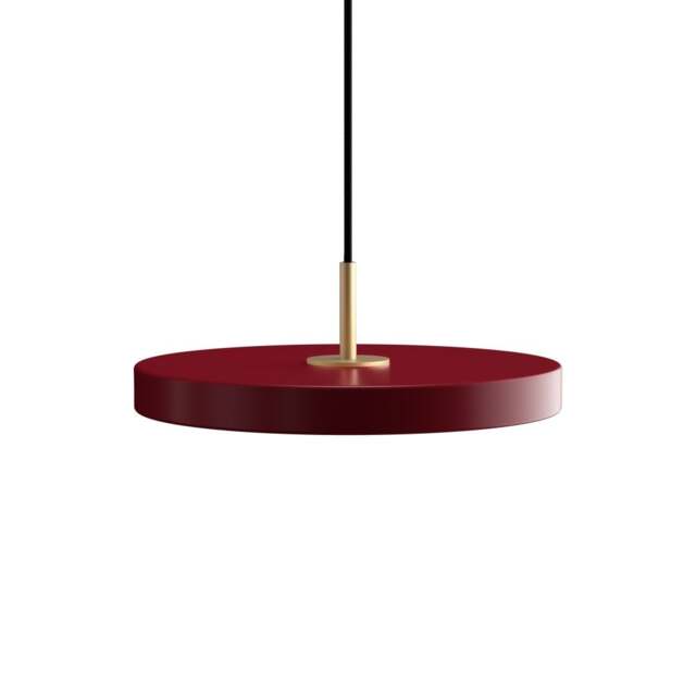 Umage Asteria Mini Pendant Light - Ruby Red Asteria Detail: Brass - image 1