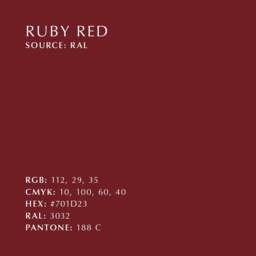Umage Asteria Micro Pendant Light - Ruby Red - Black Top Colour: Ruby Red, Asteria Detail: Black - thumbnail 4