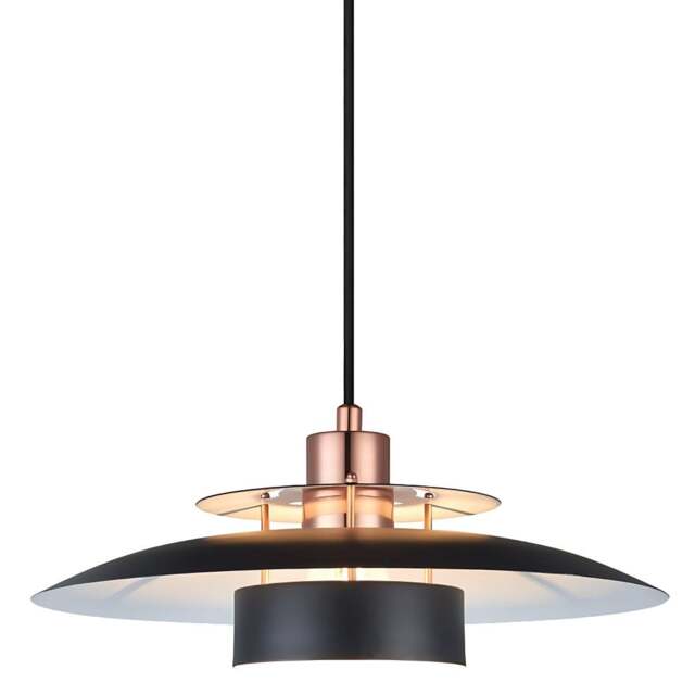 Halo Design Sorup Pendant Light - O 40 cm Colour: Black / Copper - image 1