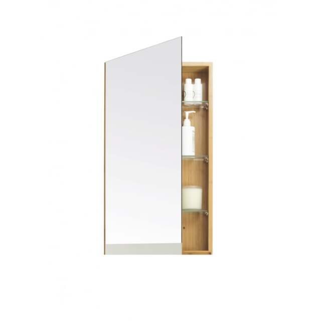 Wireworks Arena Single Bathroom Cabinet 700 - Bamboo - image 1