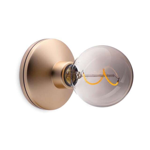 Humble Bee Cordless Wall Light - Gold - Smoked Bulb - image 1