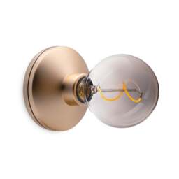 Humble Bee Cordless Wall Light - Gold - Smoked Bulb - thumbnail 1