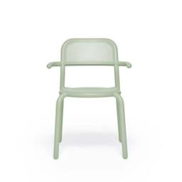 Fatboy Set of 2 Toni Stackable Garden Armchairs - Mist Green Colour: Mist Green - thumbnail 3