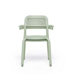 Fatboy Set of 2 Toni Stackable Garden Armchairs - Mist Green Colour: Mist Green - thumbnail 2