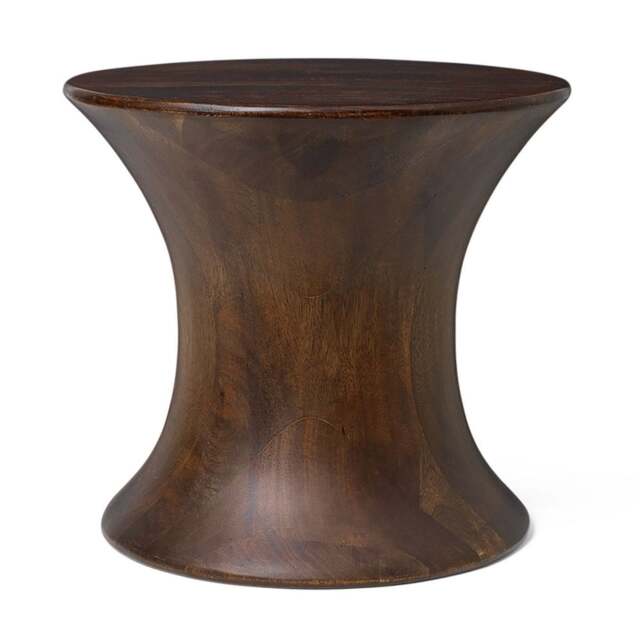 Ferm Living Spin Stool/Side Table - Mango Wood - 30cm - image 1