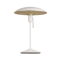 Umage Manta Ray Table Lamp - White & Brass Manta Ray Shade/White Sante Stand - thumbnail 5