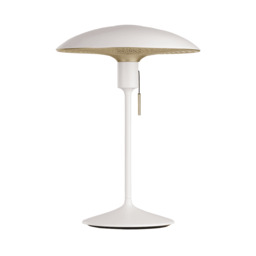 Umage Manta Ray Table Lamp - White &amp Brass Manta Ray Shade/White Sante Stand