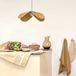 Umage Forget Me Not Pendant Shade with Rosette Mini Canopy - Large - Oak Colour: Oak - thumbnail 3