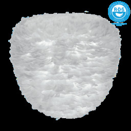 Umage Eos Evia Feather Pendant Shade - Light Grey - Large - 55cm With or Without Cord Set: Without Cord Set - thumbnail 2