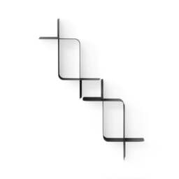 Umbra Montage Metal Wall Shelf - Set of 2 - Black - thumbnail 2