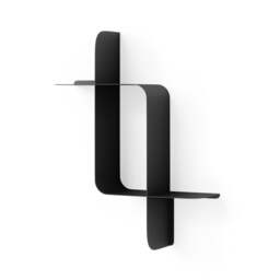 Umbra Montage Metal Wall Shelf - Set of 2 - Black - thumbnail 3