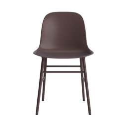 Normann Copenhagen Form Chair - Brown - Brown Legs Shell Colour: Brown, Leg Colour: Matching Shell Colour - thumbnail 2