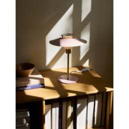 Halo Design Rivoli Table Lamp Colour: Glossy Rose / Brass - thumbnail 5