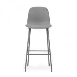 Normann Copenhagen Form Bar Chair - 75cm - Grey Shell Colour: Grey - thumbnail 2