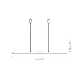 Umage Hazel Branch Pendant Lamp - 150cm - Black / Brushed Brass Colour: Black / Brushed Brass, Size: Width 150cm - thumbnail 6