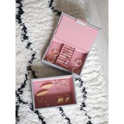 Stackers Faux Leather Mini Jewellery Box - Set of 2 Colour: Grey and Rose - thumbnail 6