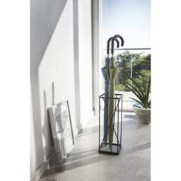 Yamazaki Nine Square Umbrella Stand - Black - thumbnail 3