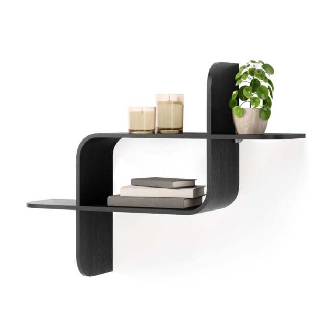 Umbra Montage Wall Shelf - Black - image 1