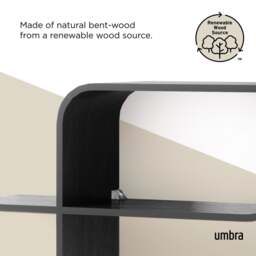 Umbra Montage Wall Shelf - Black - thumbnail 6