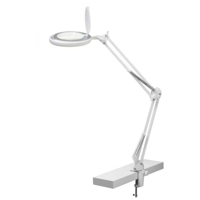Halo Design Magni Archi LED Clip Desk Lamp - White Colour: White - image 1