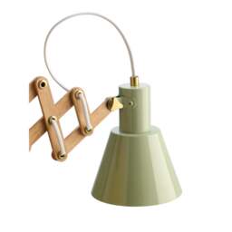 Halo Design Vintage Mini Wall Lamp Size:  12cm, Colour: Glossy Green - thumbnail 3